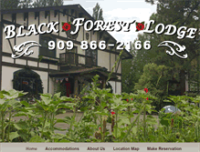 Tablet Screenshot of blackforestlodge.com